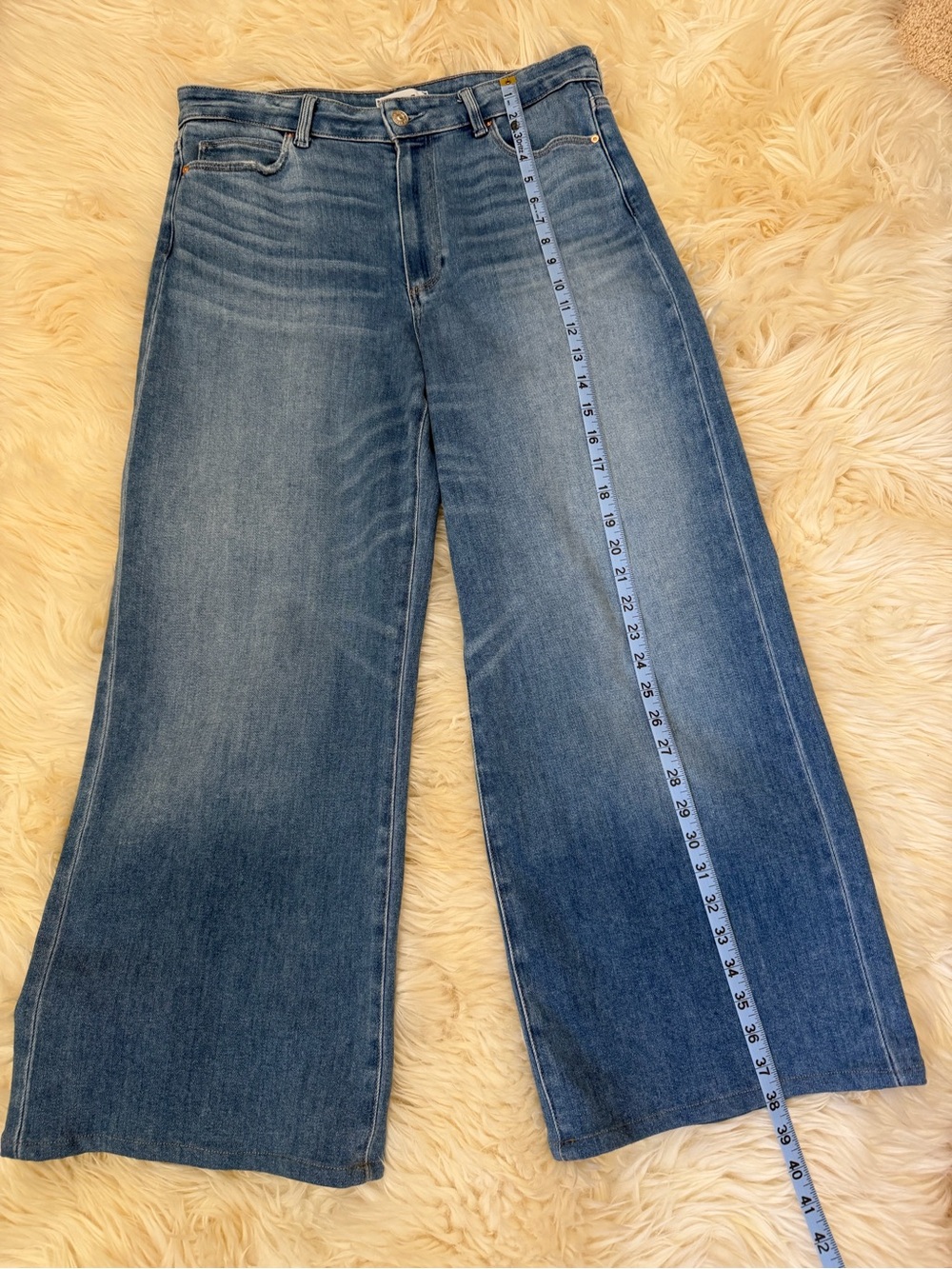 Paige Anessa 31” Wide Leg Women Jeans in Mezmorize
